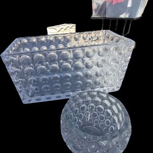 Elegant Clear Glass Bowl Set